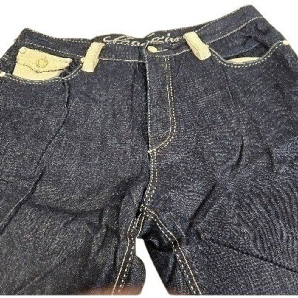 LMTD EDITION Vintage Coogi Authentic Australian Mens Jeans Leather Trim 40x32.5